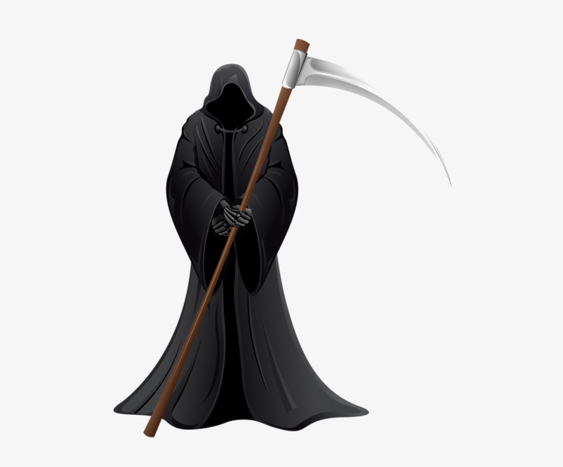 Halloween Sickle Vector Free Png Photo - Grim Reaper Death Clipart, transparent png