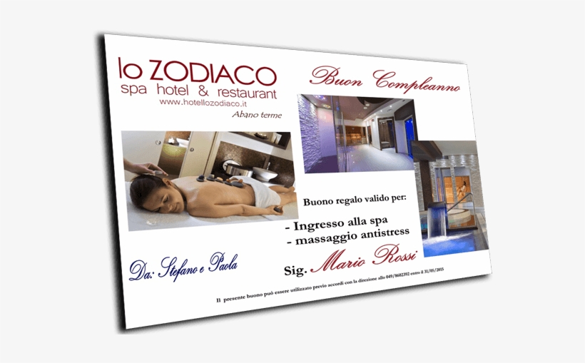 Voucher - Esempio Buono Regalo Spa, transparent png