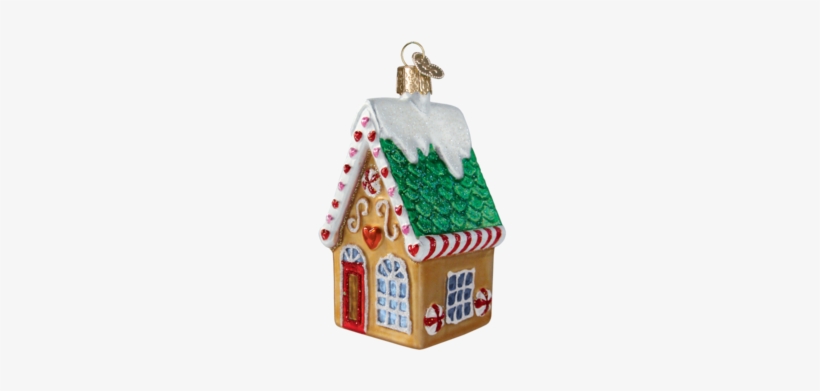 Sold Out - Old World Christmas Cookie Cottage Glass Ornament, transparent png