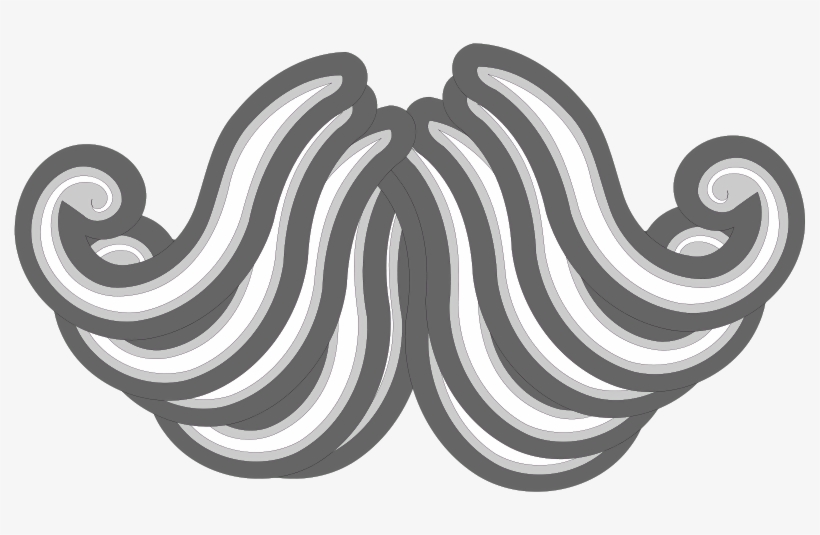 Un Extravagante Bigote - Fancy Mustache Clipart, transparent png