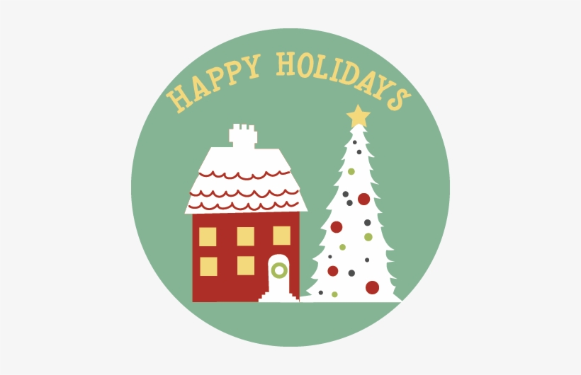 Gingerbread House Napkin Knot - Christmas Tree, transparent png