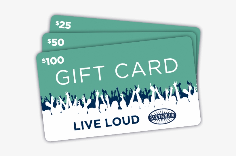 Sixthman Gift Cards - Gift Card, transparent png