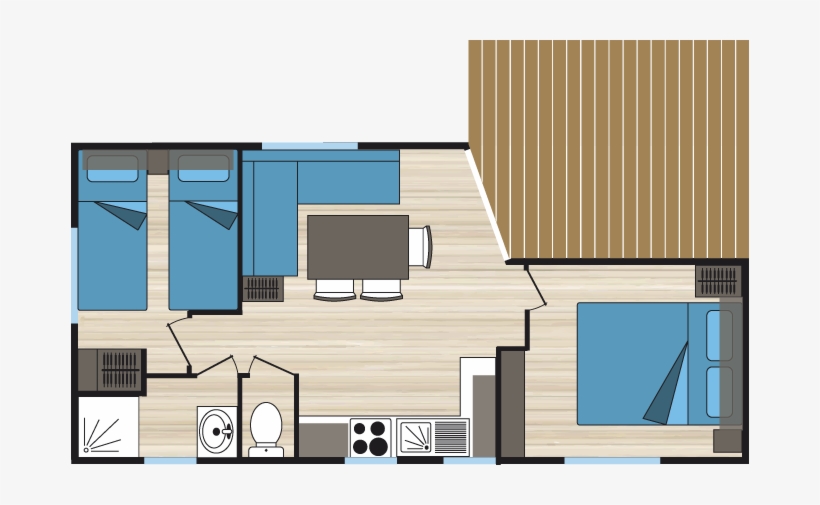 Ocean Cottage 5p 2ch 26m - Cottage, transparent png