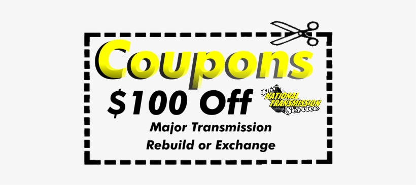 Transmission Rebuild Coupon - Word Document Blank Coupon Templates, transparent png