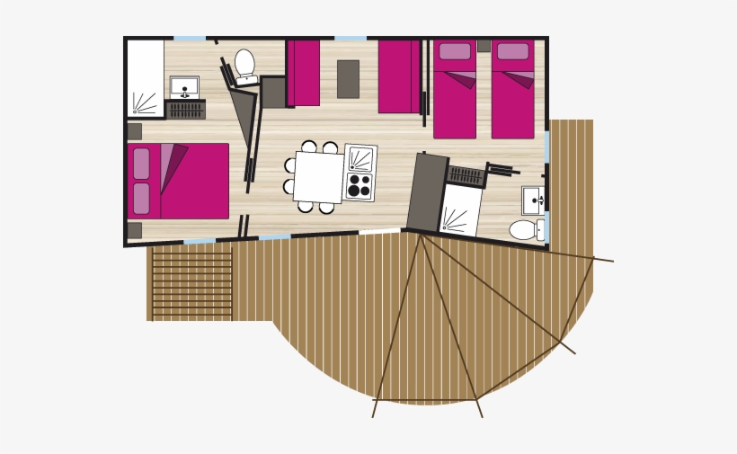 Leveno Cottage Vip 6p 2ch 35m - Cartoon, transparent png