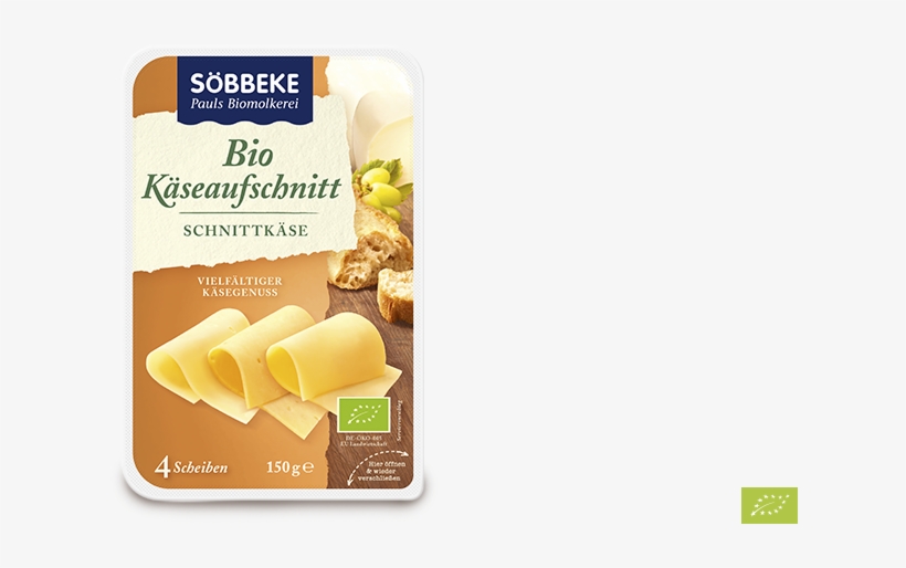 Organic Cheese Slices - Söbbeke, transparent png