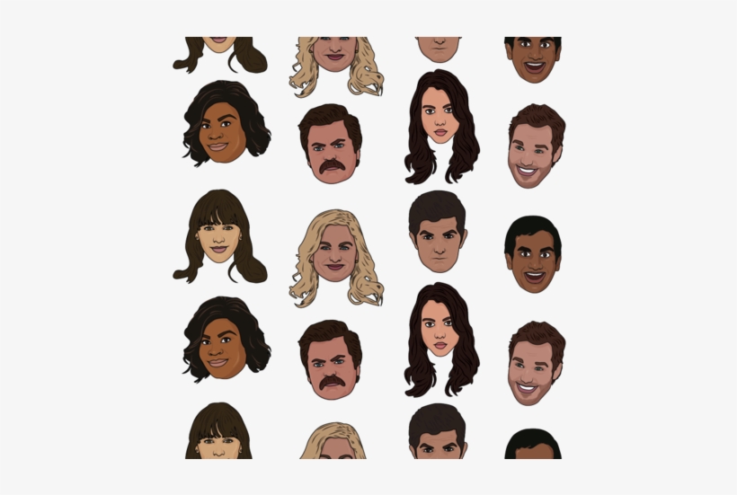 Parks & Rec Fabric By Emilybr0 On Spoonflower - Parks And Rec Pattern, transparent png