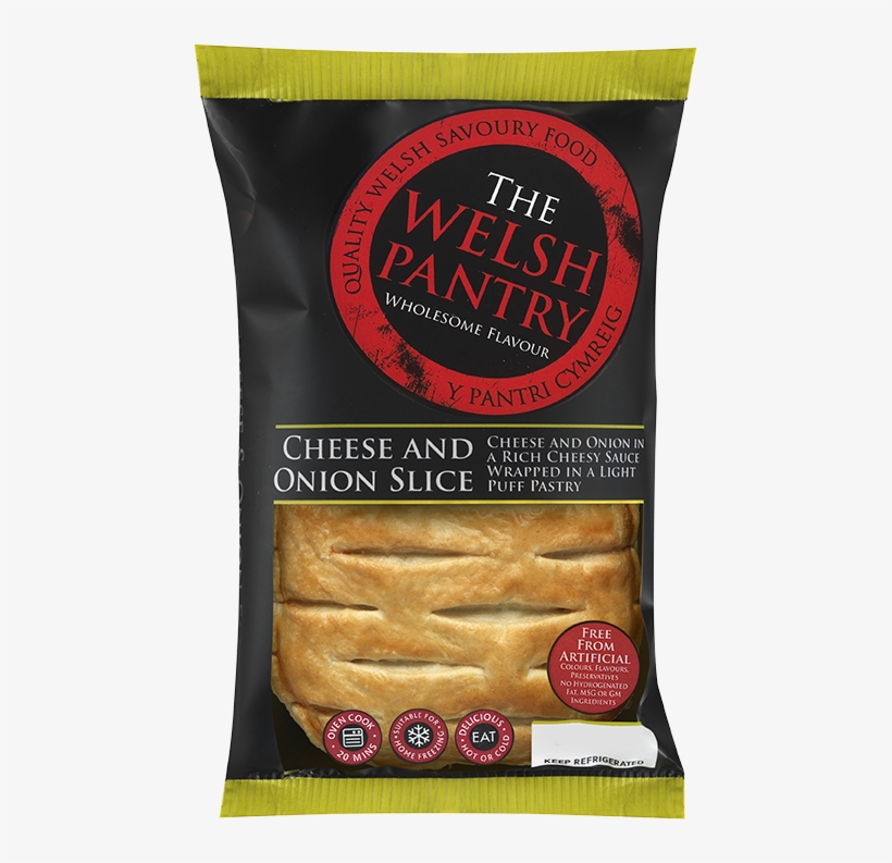 Cheese And Onion - Welsh Pantry Traditional Pasty, transparent png
