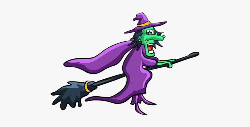 Halloween Witch Clip Art - Halloween Flying Witch Clipart, transparent png