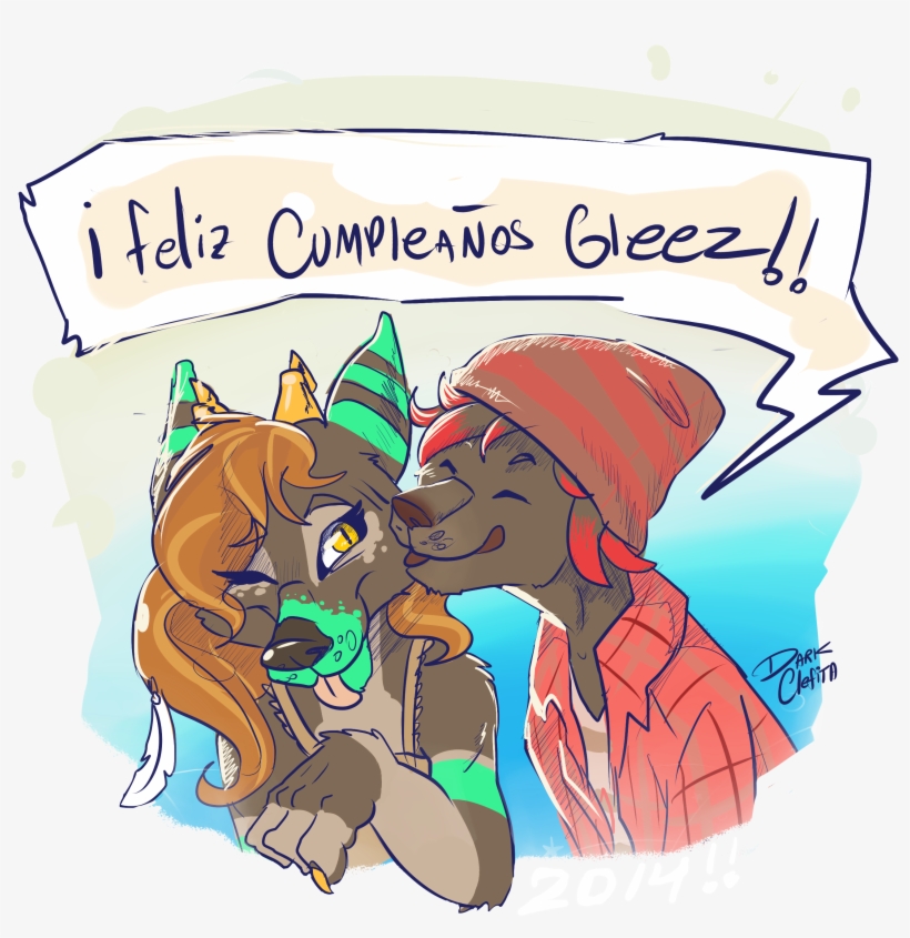 Feliz Cumpleaños Gleez By Dark Clefita, transparent png