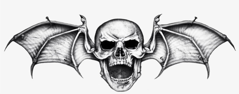 Y No Me Decidi Si Hacermelo En La Parte Superior De - Avenged Sevenfold Deathbat Logo, transparent png