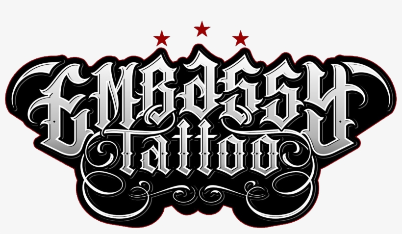 Embassy Tattoo Logo Thin - Embassy Tattoo, transparent png