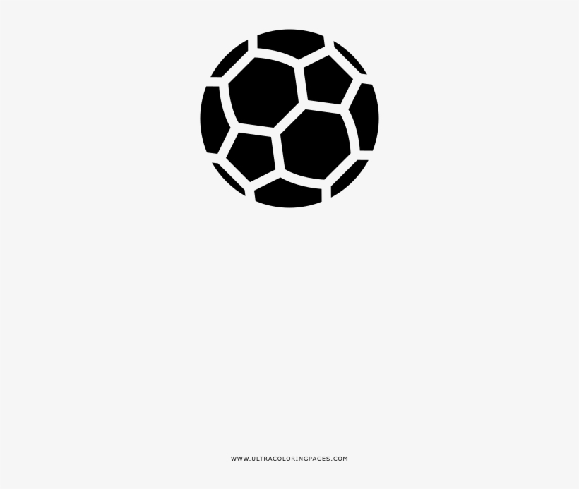Balón De Fútbol Página Para Colorear - Soccer Ball, transparent png