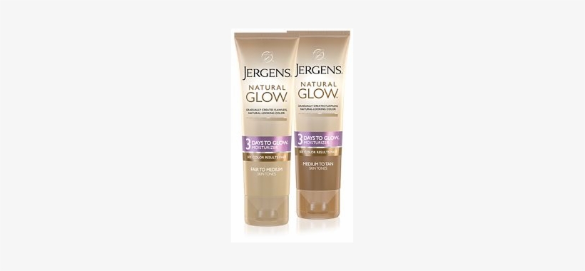 Jergens Natural Glow 3 Days To Glow™ Moisturizers - Jergens Natural Glow - 3 Days To Glow Moisturizer Medium, transparent png