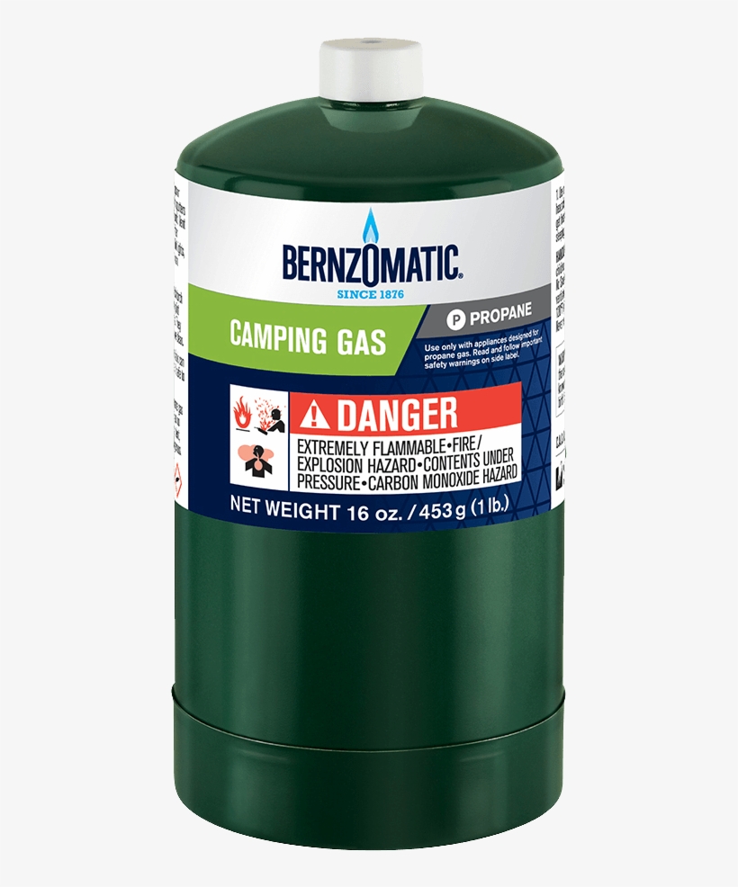 Bernzomatic Propane Tc Camping Cylinder - Propane Bottle, transparent png