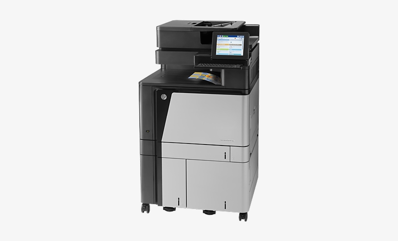 Daudzfunkcionālie Lāzera Printeri Birojiem - Hp A2w75a Color Laserjet Enterprise Flow M880z Mfp, transparent png