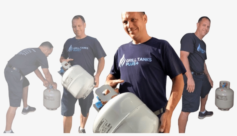 Paul Delivering Propane Tanks - Tank, transparent png