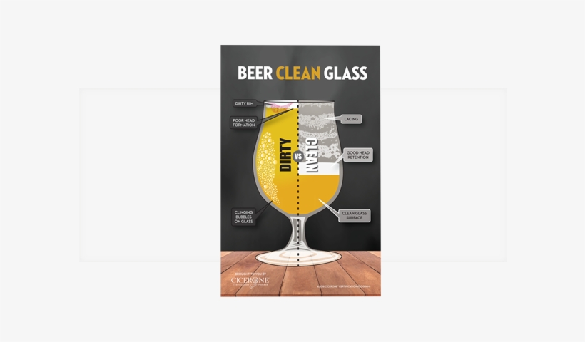 Beer-clean Glassware Poster - Beer, transparent png