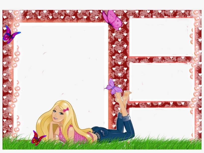 Molduras Online - Barbie, transparent png
