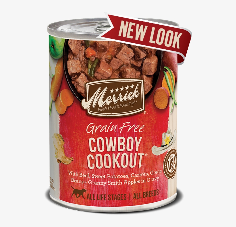 Grain Free Cowboy Cookout In Gravy - Merrick Hero's Banquet 12/12.7oz, transparent png