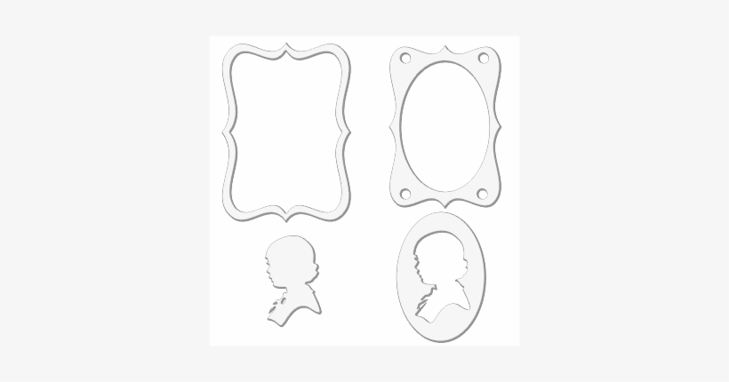 Jenni Bowlin Studio Rub-ons: Girl Silhouette, transparent png