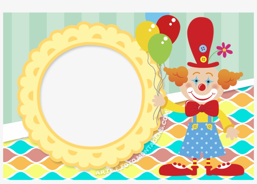 Circo-palhaco - Molduras Para Foto Circo, transparent png