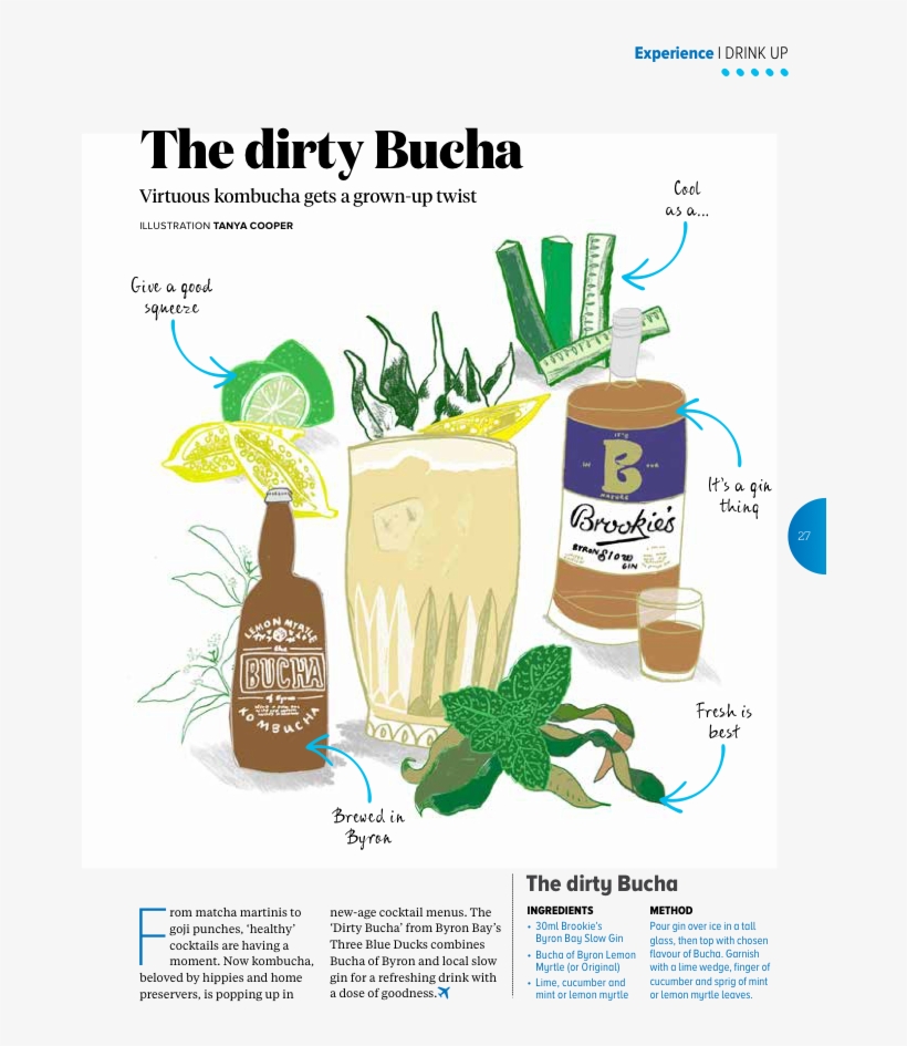 Bucha Gin Jetstar Cocktail - Gin, transparent png