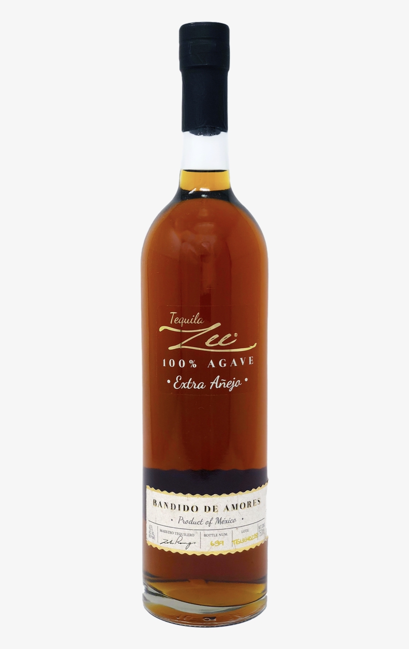 Tequila Zee Bandido De Amores White Label Extra Anejo - Tequila, transparent png