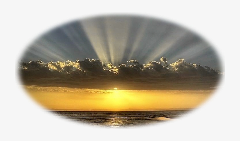 The Sun's Rays Through The Clouds, Pixel - Sunset, transparent png