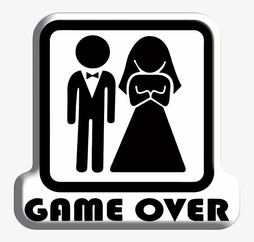 Game Over T Shirt Wedding, transparent png