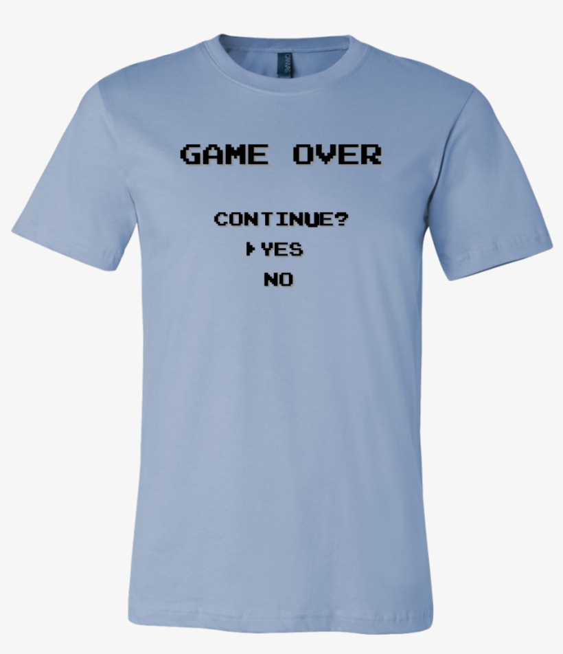 Mens Shirt Game Over T-shirt Buy Now - Cosplay & Fan Gear 8 Bit Game Over Gaming Vinyl, transparent png