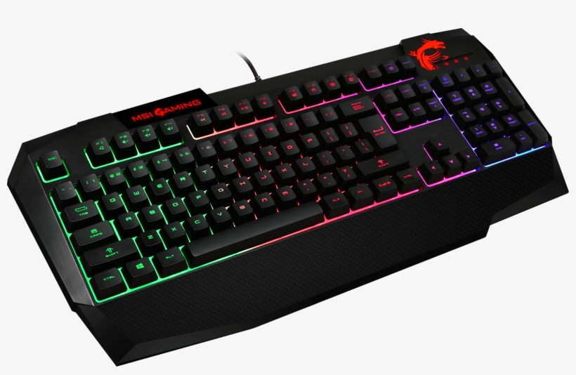 Msi Interceptor Ds4200 Gaming Keyboard, transparent png