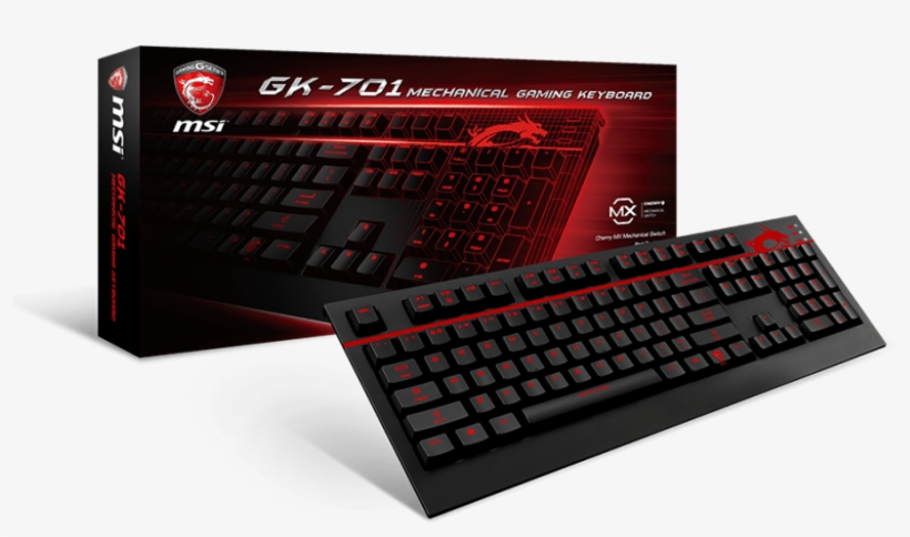 Gg Kb Msi Gk 701 - Msi Gk-701 Usb Mechanical Keyboard, transparent png