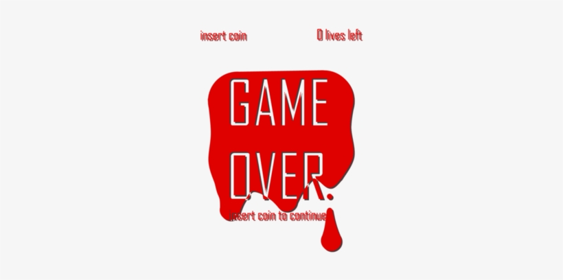 Game Over - Graphic Design, transparent png