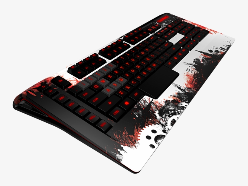 Gw2 Steelseries Gaming Keyboard 2 - Computer Keyboard, transparent png
