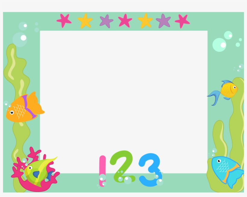 Under The Sea Manycam Borders For Online English Classroom - Cartoon, transparent png