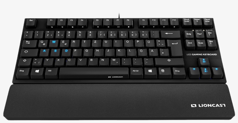 Lioncast Lk20 Gaming Keyboard - Apple Magic Keyboard Space Grey Skin, transparent png