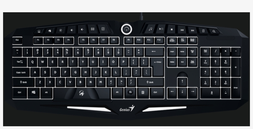 Genius Gamingkeyboard K9 - Vigor Gk40 Gaming Keyboard, transparent png