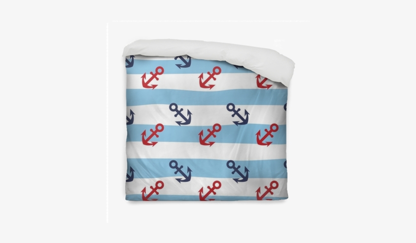 Watercolor Hand Drawn Seamless Pattern With Red, Blue - Mattress Pad, transparent png