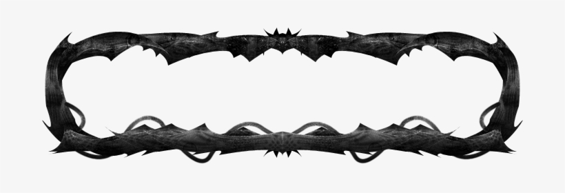 Essa Borda Fica Nu Mestilo "dark" E "petrificado\ - Borda Dark, transparent png