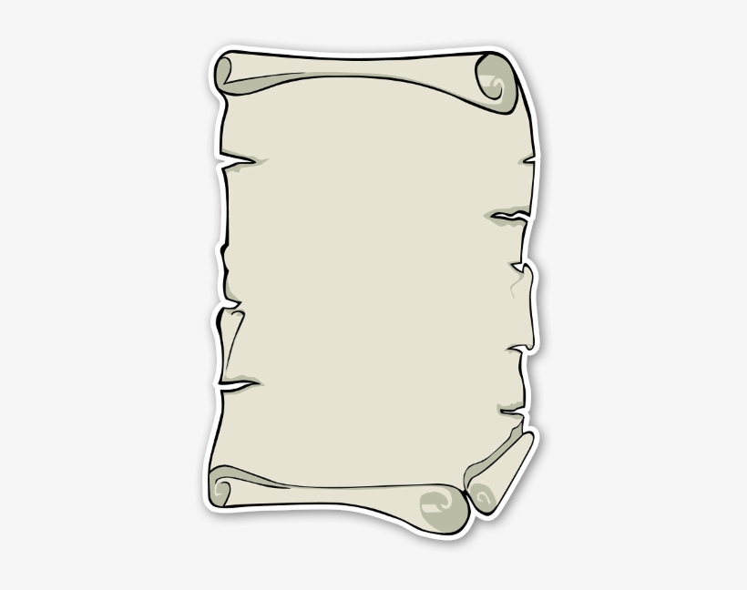 Pergamino Pegatina - Parchment, transparent png