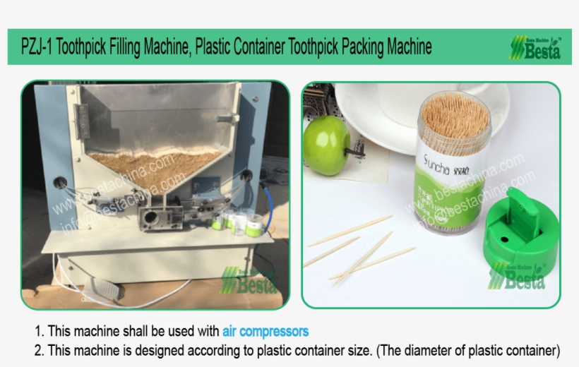 Pzj-1 Toothpick Filling Machine, Toothpick Packing - Superfood ...