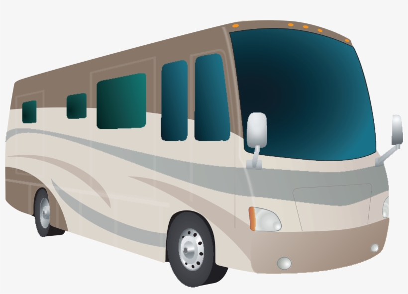 Motorhome Icons Png Free - Cartoon Rv, transparent png