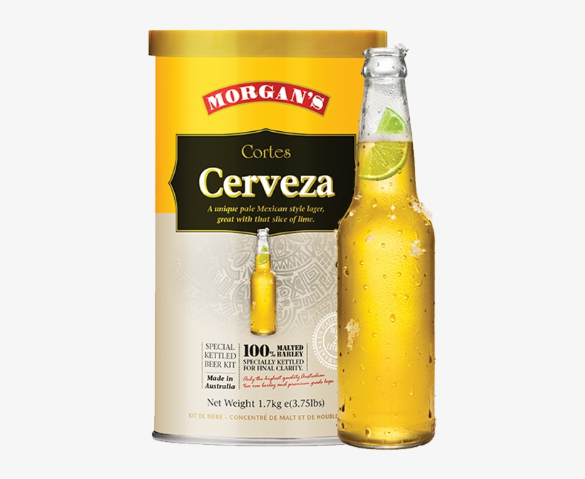 Buy Morgan's Premium Cortes Cerveza Concentrate Online - Beer, transparent png