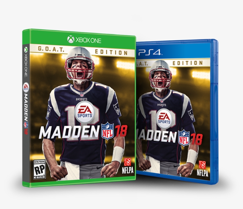 Tom Brady Is The Madden Nfl 18 Cover Athlete - Madden Nfl 18 G.o.a.t. Edition - Xbox One, transparent png