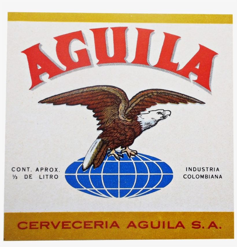 1967 Etiquetas De Cerveza Colombiana - Cervecería Águila De Barranquilla, transparent png