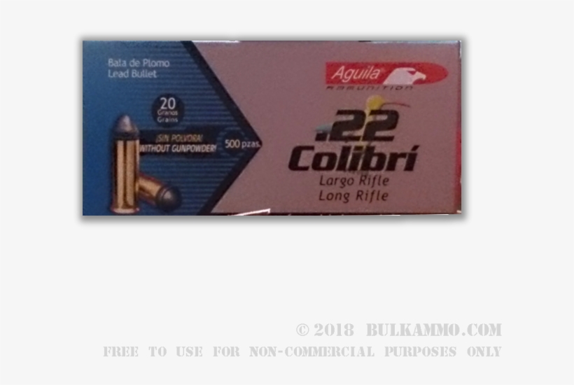 50 Rounds Of - Aguila .22 Colibri, transparent png
