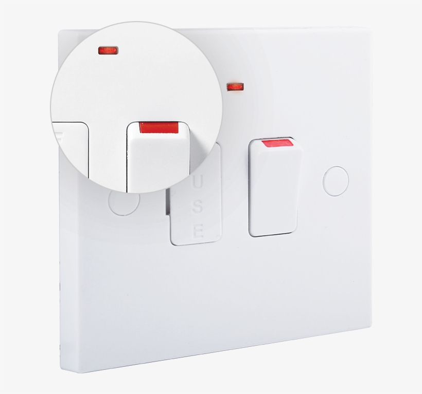 Screw Covers For Sleek Appearance Flush Power Led And - Nexus 852 13a Moulded Switched Fused Connection Unit, transparent png