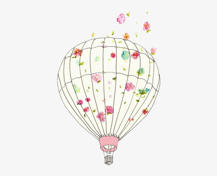 36 Images About Σνєяℓαуѕ~ On We Heart It - Transparent Hot Air Balloon Graphics, transparent png