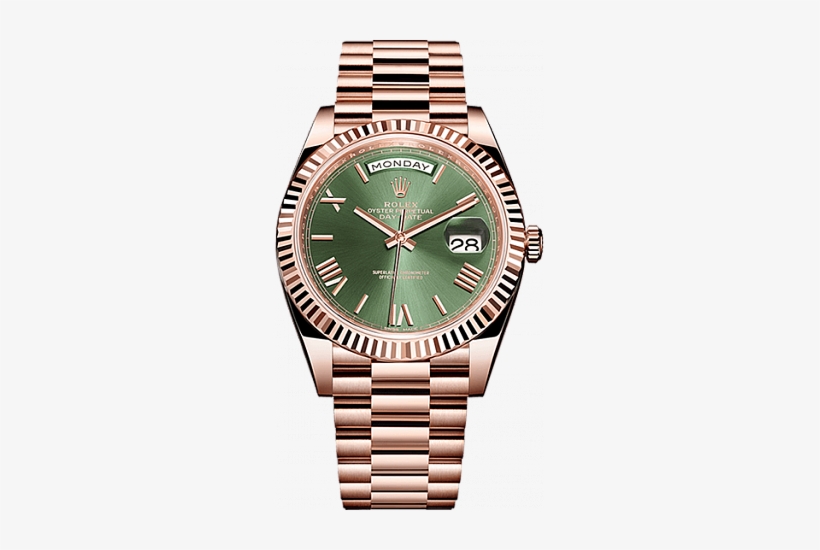 Rolex Oyster Perpetual Day-date 40 18kt Everose Gold - Rolex 60th Anniversary President, transparent png